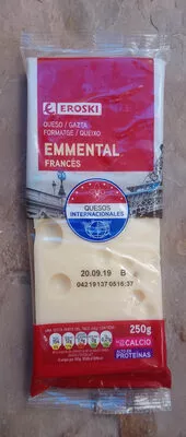 Queso emmental francés Eroski 250g, code 8480010141214