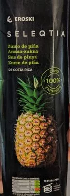 Zumo Piña 100% Seleqtia Eroski , code 8480010152159