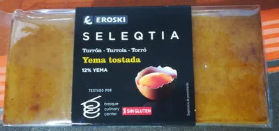 Seleqtia - Turrón de yema tostada Eroski 300 gr, code 8480010152371