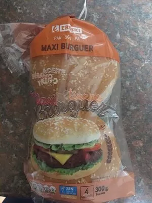 Pan de Hamburguesa Maxi Eroski , code 8480010161212