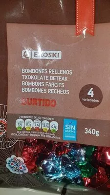 Bombones rellenos surtidos Eroski 340 g, code 8480010161250