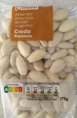 Almendra cruda Eroski , code 8480010166927