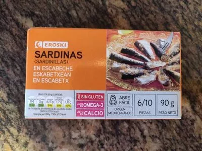 Sardinas en escabeche Eroski , code 8480010167894