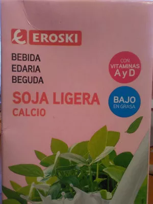 Bebida de soja ligera Eroski 1l, code 8480010169768