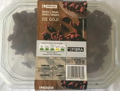 Bayas de Goji Eroski 125 g, code 8480010171860