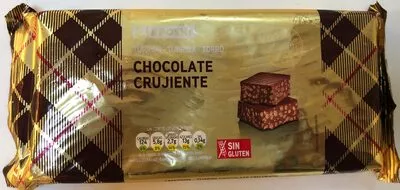 Turrón de chocolate crujiente Eroski , code 8480010179590