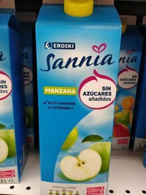 Sannia - Zumo de manzana Eroski , code 8480010182217