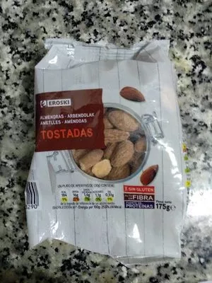 Almendra tostada salada Eroski 175 g, code 8480010183290