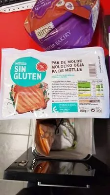 Sin gluten - Pan de molde Eroski 350 g, code 8480010187311