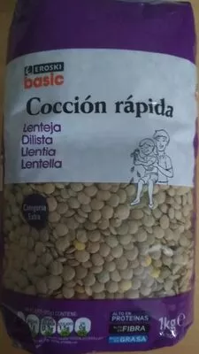 Lenteja cocción rápida Eroski , code 8480010187687