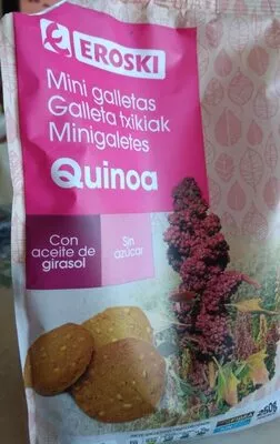 Mini galletas quinoa Eroski , code 8480010194852