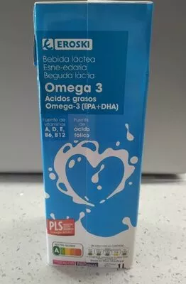 Bebida láctea - Omega 3 Eroski , code 8480010196849