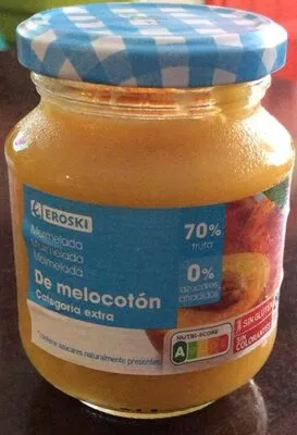 Mermelada de melocotón Eroski , code 8480010198768