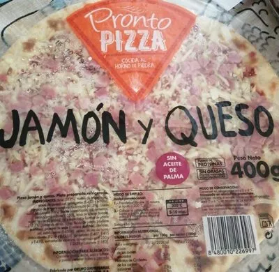 Pizza Jamón y Queso Pronto Pizza , code 8480010226997