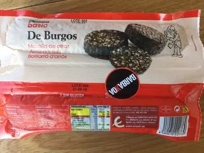 De Burgos - Morcilla de arroz Eroski 100 g, code 8480010229769