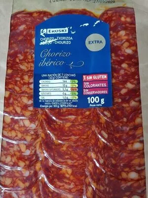 Chorizo iberico Eroski , code 8480010240603