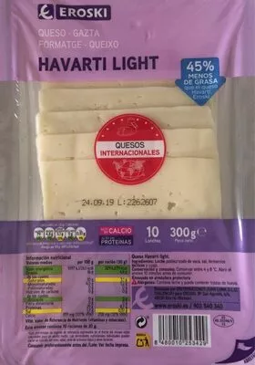 Havarti light Eroski , code 8480010253429