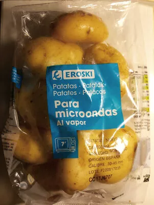 Patatas para el microondas al vapor Eroski , code 8480010289626