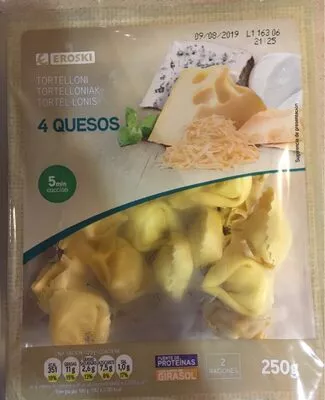 Tortelloni 4 quesos Eroski , code 8480010290424