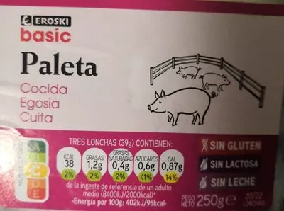 Paleta cocida basic  250 g, code 8480010309539