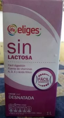 Leche Desnatada Sin Lactosa Eliges , code 8480012000106