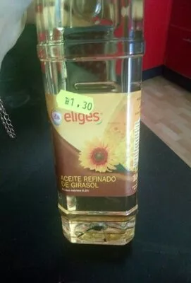 Aceite refinado de girasol eliges 1 l, code 8480012000533