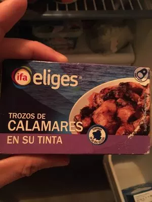 Trozos de calamares en su tinta IFA Eliges 72 g, code 8480012007747