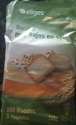 Biscotes muy bajos en sal Eliges , code 8480012010280