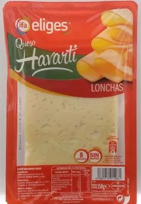 Queso Havarti lonchas Eliges 150 g, code 8480012014981