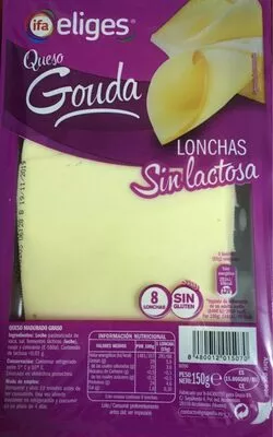 Queso Gouda Sin Lactosa Eliges 150 g, code 8480012015070