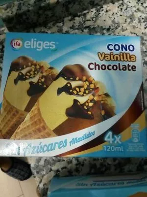 Cono de vainilla y chocolate Eliges , code 8480012022108