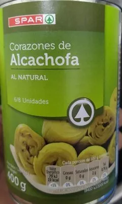 Corazones de alcachofa al natural Spar , code 8480013020103