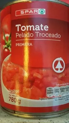 Tomate pelado troceado Spar , code 8480013025405