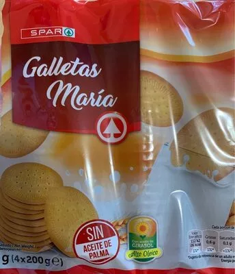 Galletas Maria Spar 4 x 200 g, code 8480013081029