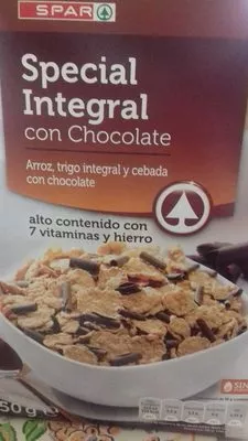 Special integral con chocolate Spar 350 g e, code 8480013095255