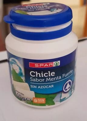 Chicles sabor menta fuerte sin azúcar Spar , code 8480013125051