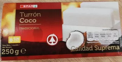 Turrón coco Spar 250 g, code 8480013181484