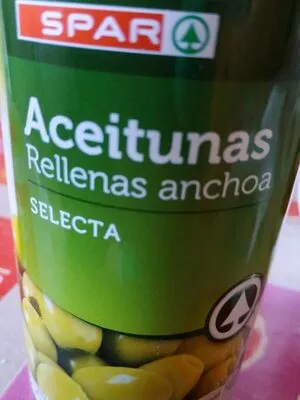 Aceitunas rellenas de anchoa Spar 150g, code 8480013190110