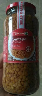 lentejas cocidas extra Spar , code 8480013272328