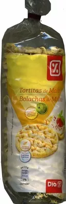 Tortitas de maíz Dia 140 g, code 8480017005366