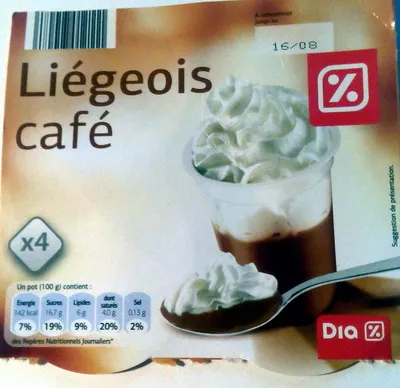 Liégeois café Dia 400 g, code 8480017012111