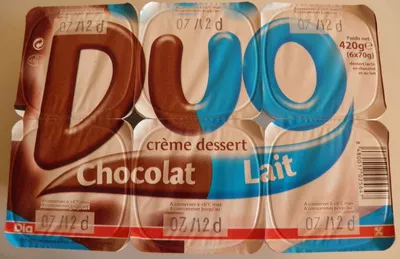 Duo crème dessert Chocolat Lait Dia Dia 420 g (6 * 70 g), code 8480017025647