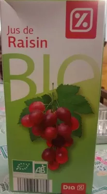 Jus de raisin bio Dia 1 L, code 8480017043382