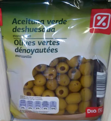 Olives vertes dénoyautées Dia 525 g, code 8480017058577