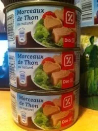 Morceaux de thon au naturel Dia 190 g, code 8480017058850