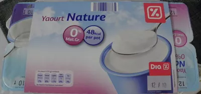 Yaourt Nature (0 % MG) 8 pots Dia 1 kg [2 x (4 x 125 g)], code 8480017078865