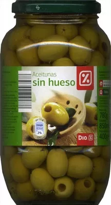 Aceituna verde Dia 780 g (neto), 400 g (escurrido), 850 ml, code 8480017093578