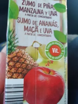 Zumo de piña manzana y uva Dia , code 8480017096579