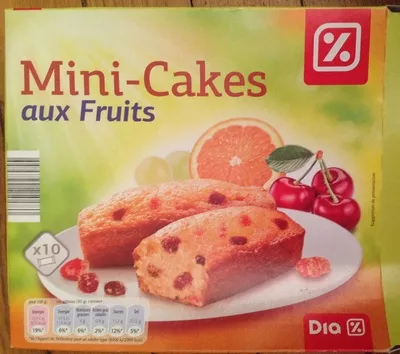 Mini-Cakes aux fruits Dia 10 * 30 g (300 g), code 8480017098955