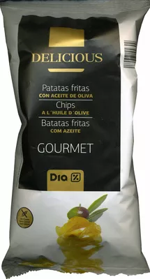 DELICIOUS Patatas fritas con aceite de oliva Dia 150 g, code 8480017109309